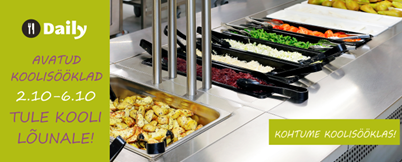 Avatud koolisööklate nädal. Tulge kooli lõunale!
