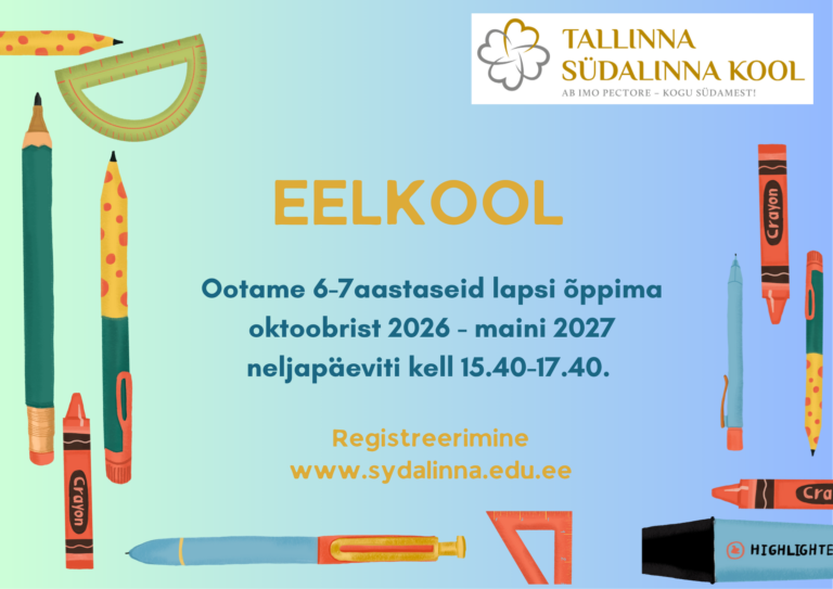 Eelkool 2026/2027. õppeaastal